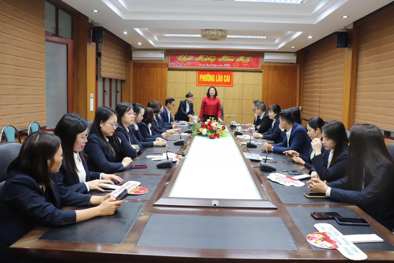 Phường Lào Cai ra quân tuyên truyền cao điểm về công tác bầu cử