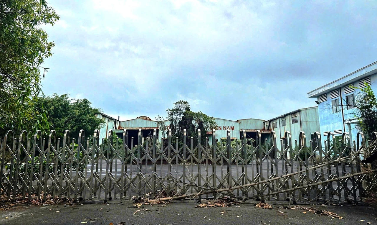 Một nhà xưởng của Công ty TNHH Thương mại và Dịch vụ Lắp máy Miền Nam tại Khu công nghiệp Hòa Khánh.