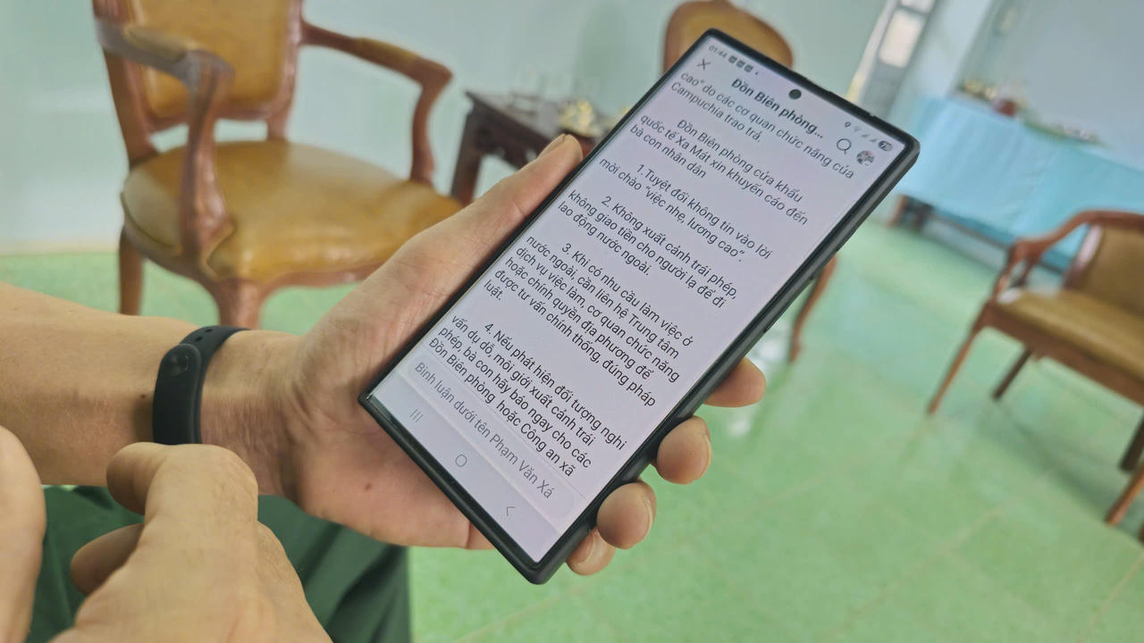 Trang fanpage của Đồn biên phóng CKQT Xa Mát có nhiều thông tin bổ ích.