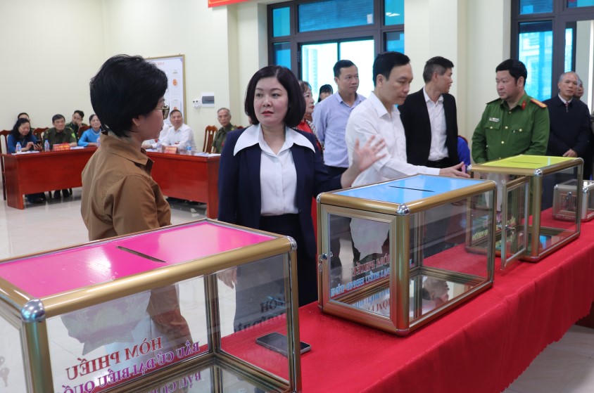 Phường Hà Tu (Quảng Ninh) tổ chức diễn tập nhằm chuẩn bị chu đáo cho ngày bầu cử