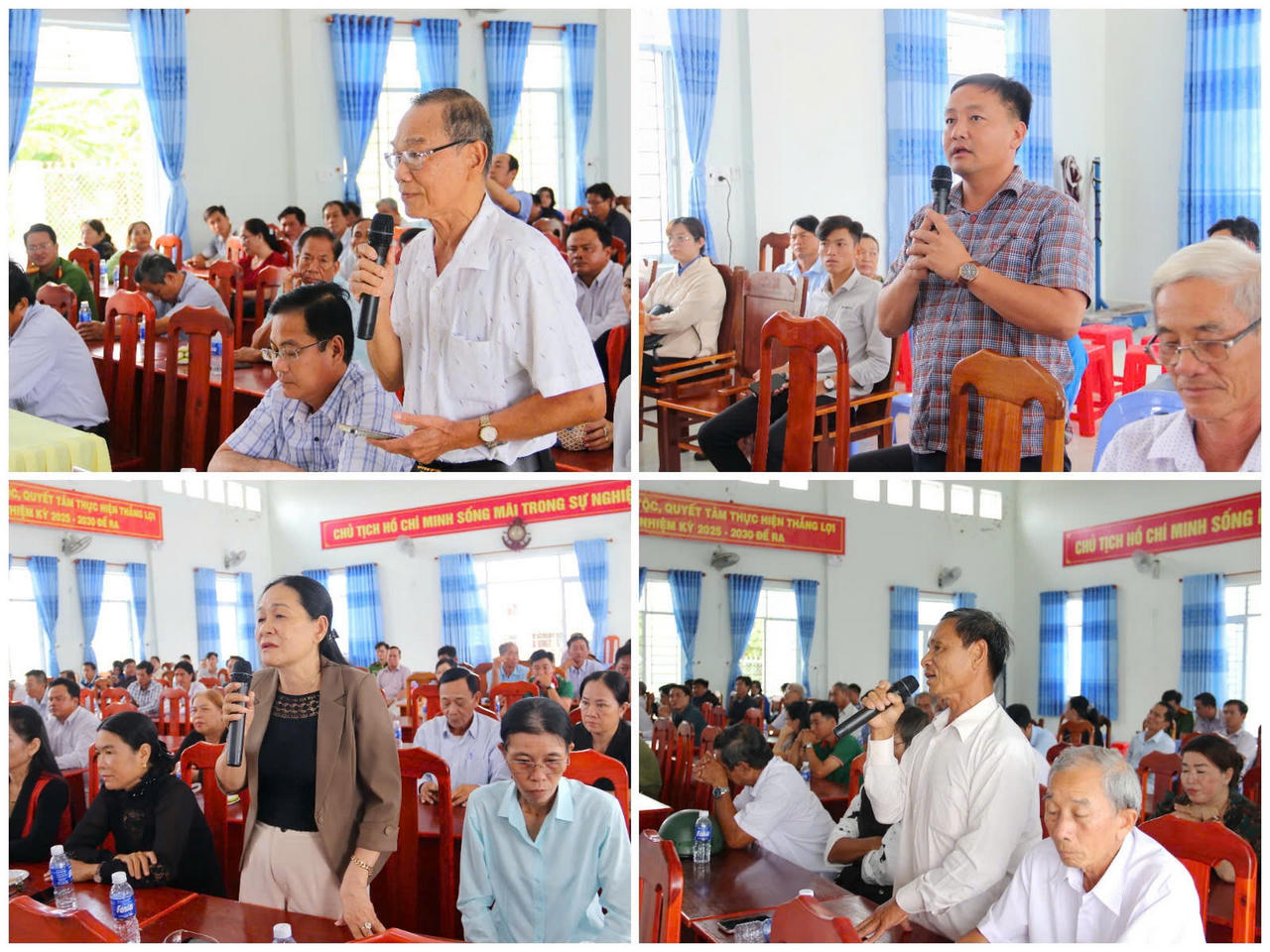 Cử tri xã Phú Mỹ đã thẳng thắn kiến nghị nhiều vấn đề liên quan đến đời sống, sản xuất và phát triển địa phương.