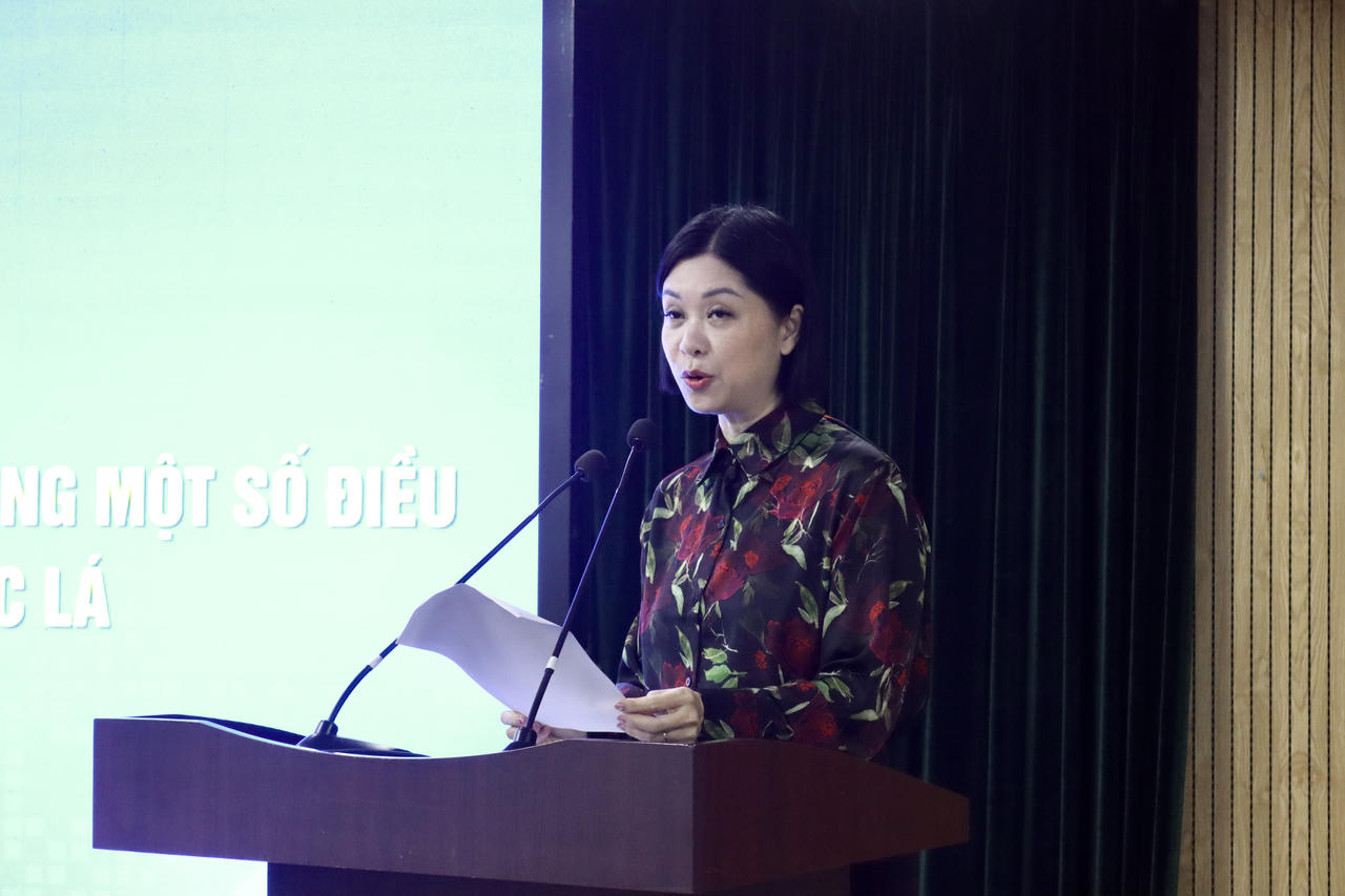 Đại diện Bộ Y tế phát biểu tại hội nghị.