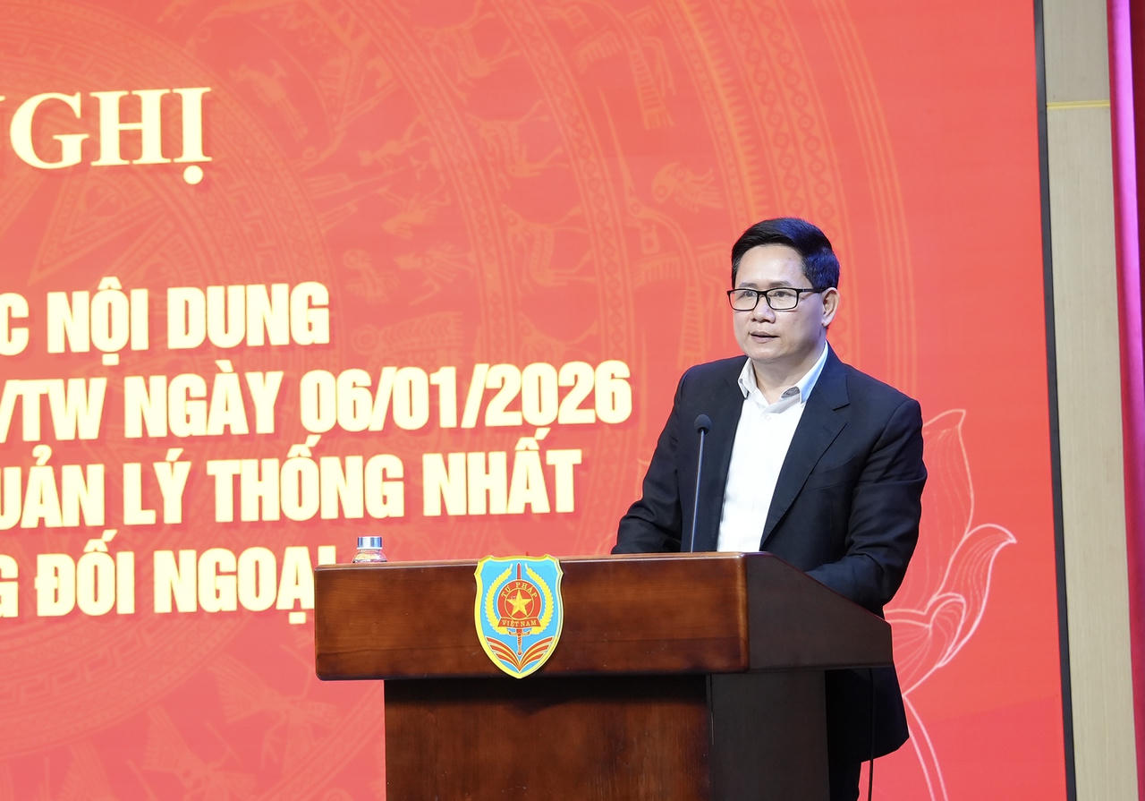 Hội nghị quán triệt, phổ biến nội dung về quản lý thống nhất các hoạt động đối ngoại