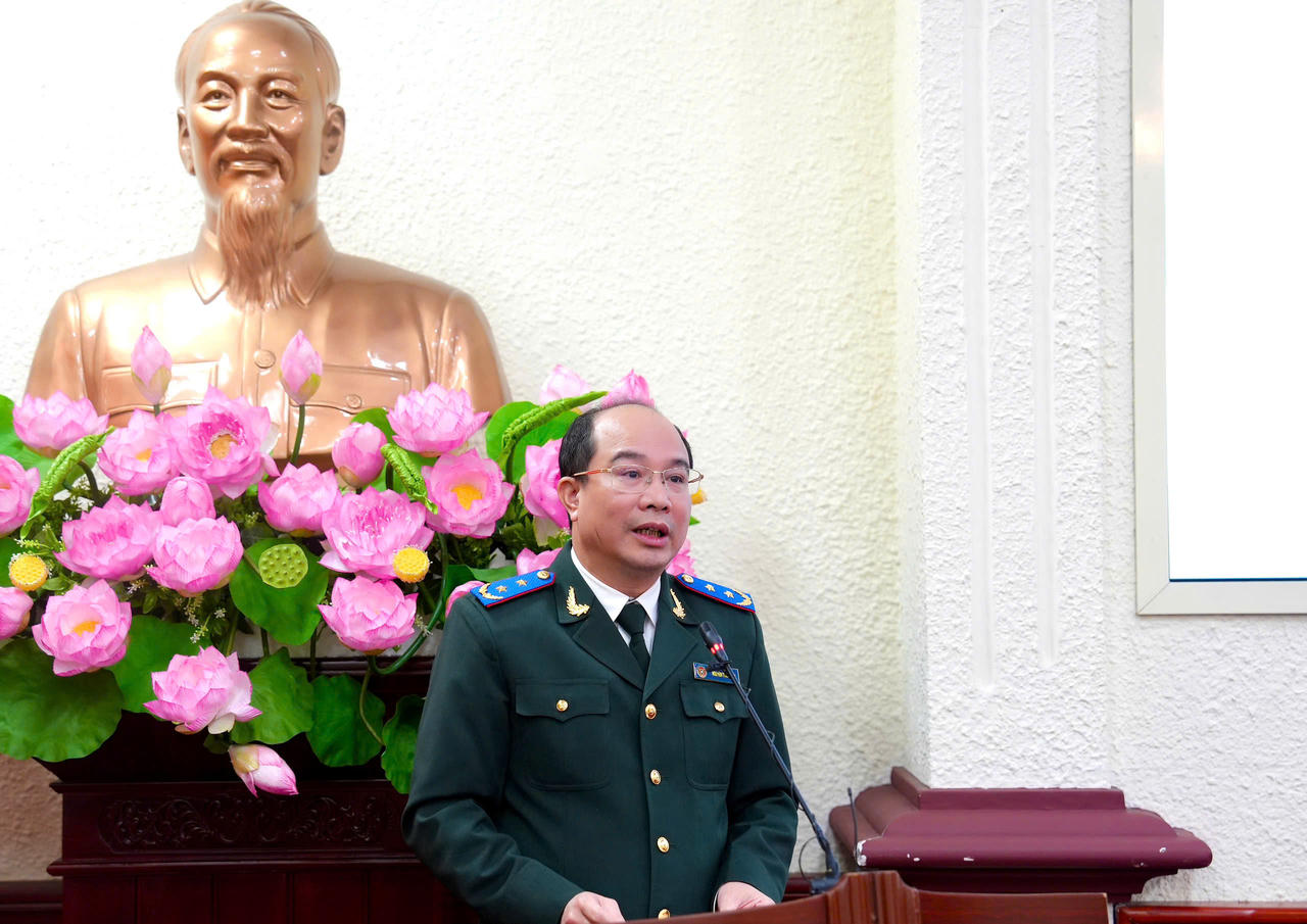 Cục trưởng Cục Quản lý THADS Nguyễn Thắng Lợi phát biểu tại buổi Lễ.