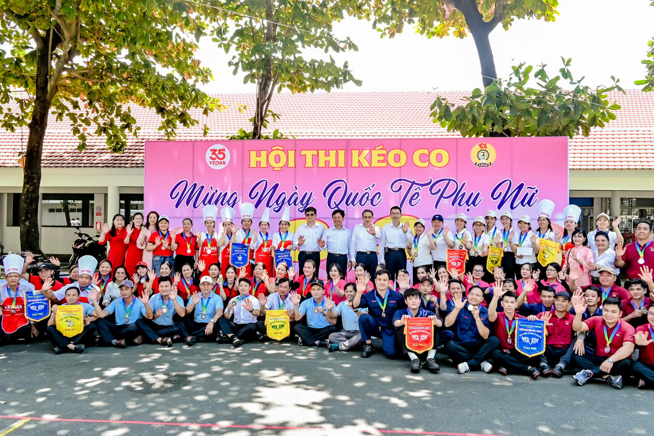 Sôi nổi các hoạt động gắn kết, chào mừng 8/3 tại Vedan Việt Nam