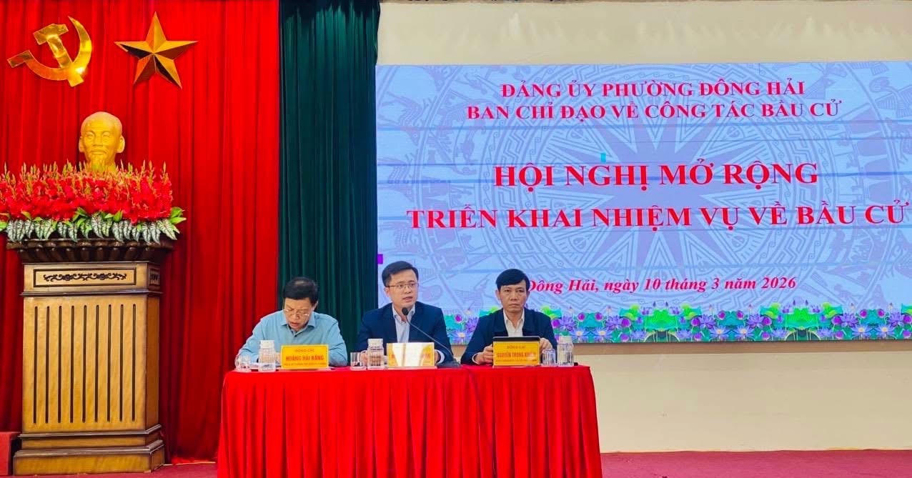 Phường Đông Hải (Hải Phòng) rà soát từng khâu chuẩn bị cho cuộc bầu cử
