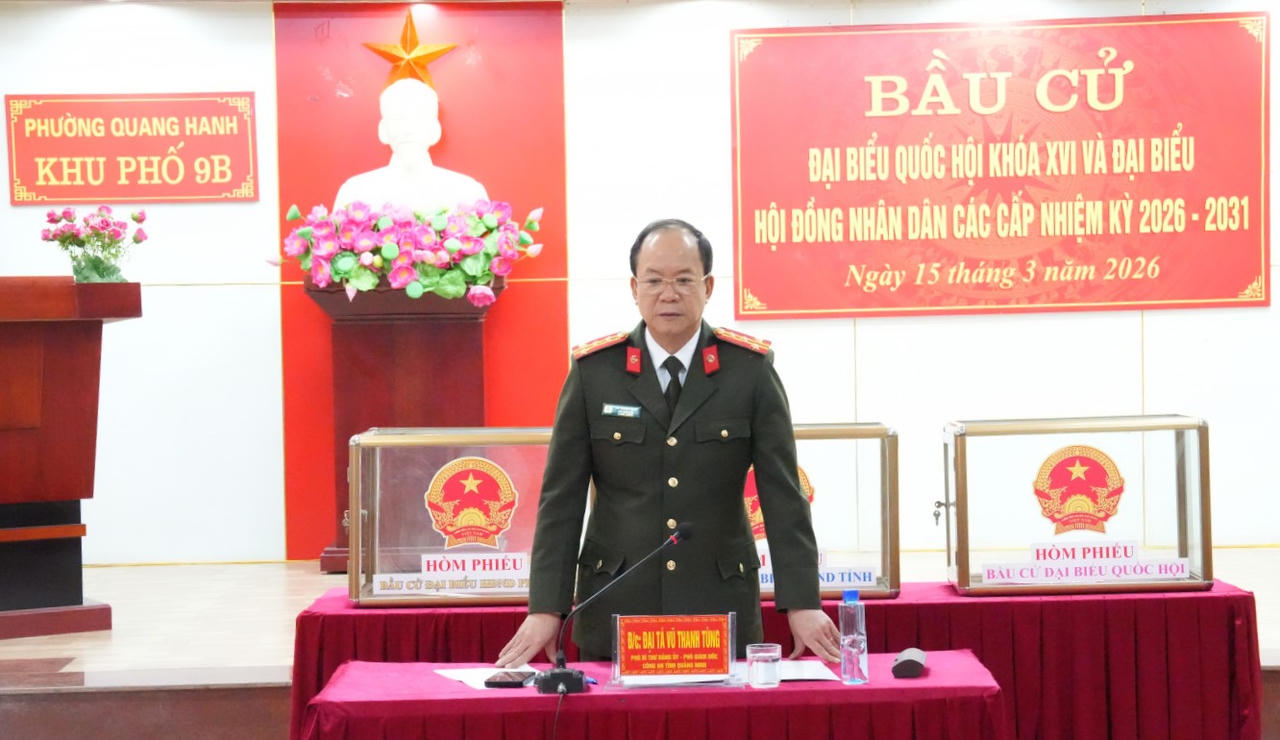 Quảng Ninh: Rà soát kỹ các phương án bảo đảm an ninh, trật tự cho ngày bầu cử