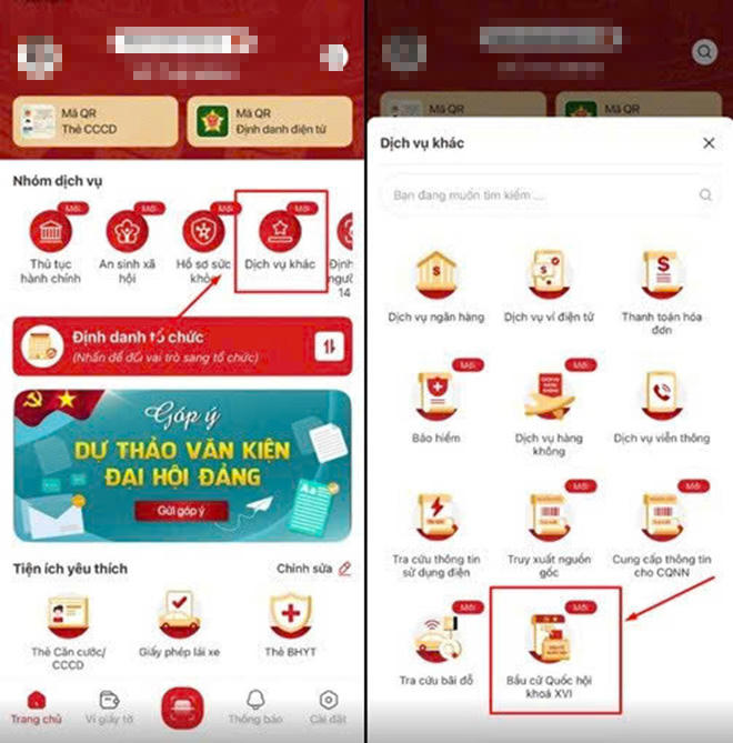 Cử tri có thể đổi nơi bỏ phiếu, xem danh sách ứng cử viên trên VNeID