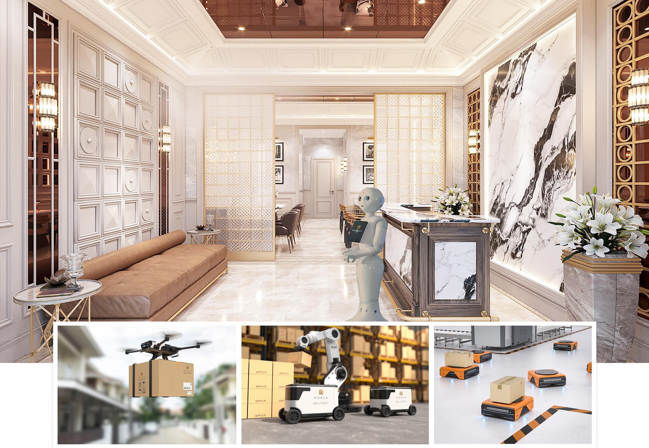 Tại Noble Palace Tay Thang Long WorldHotels Residences, hoạt động kinh doanh của thương chủ được hỗ trợ tối đa bởi công nghệ AI