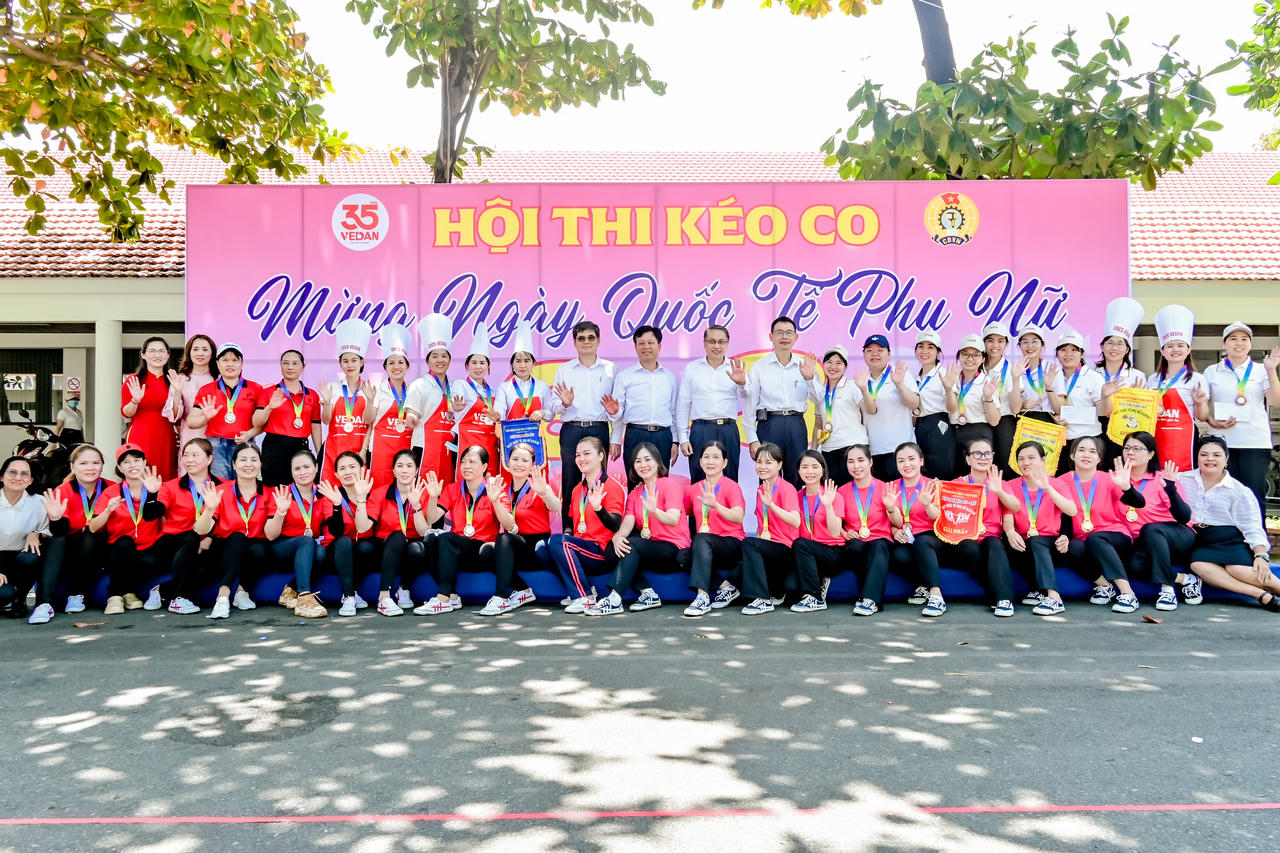 Sôi nổi các hoạt động gắn kết, chào mừng 8/3 tại Vedan Việt Nam