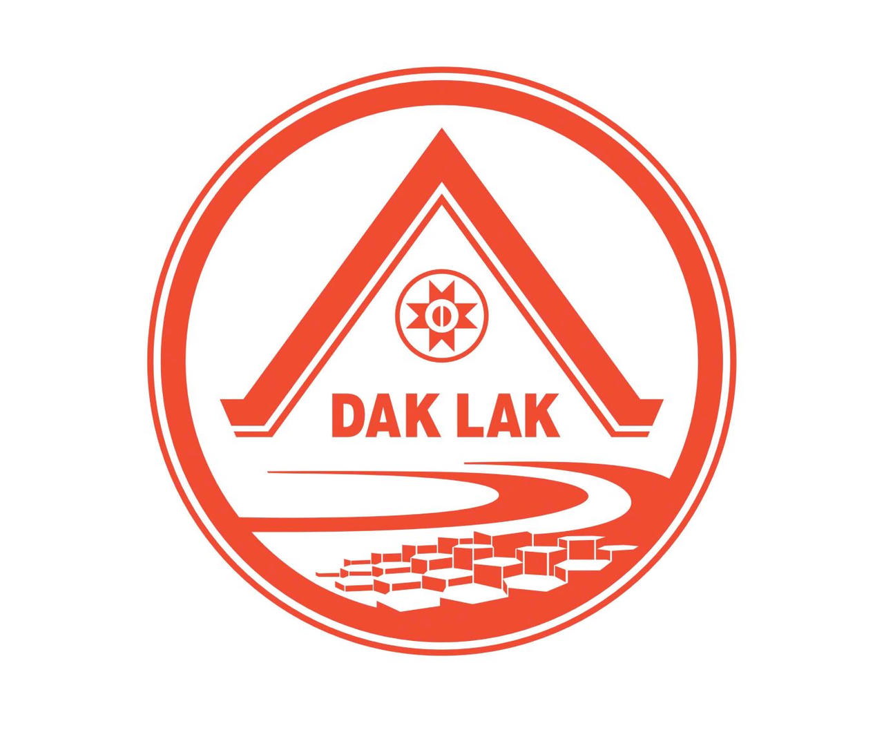 Biểu trưng (logo) nhận diện thương hiệu Đắk Lắk đạt giải Nhất cuộc thi.