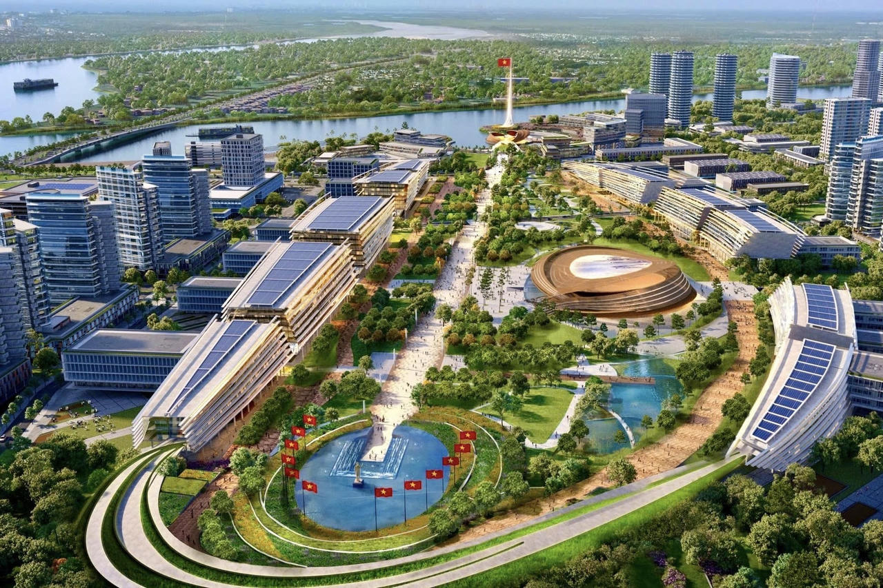 Phối cảnh Trung tâm hành chính mới của Đồng Nai.