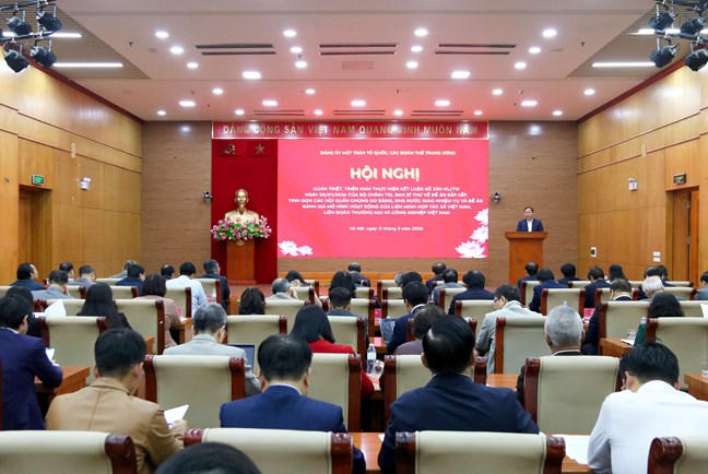 Đẩy mạnh tinh gọn các hội quần chúng do Đảng, Nhà nước giao nhiệm vụ