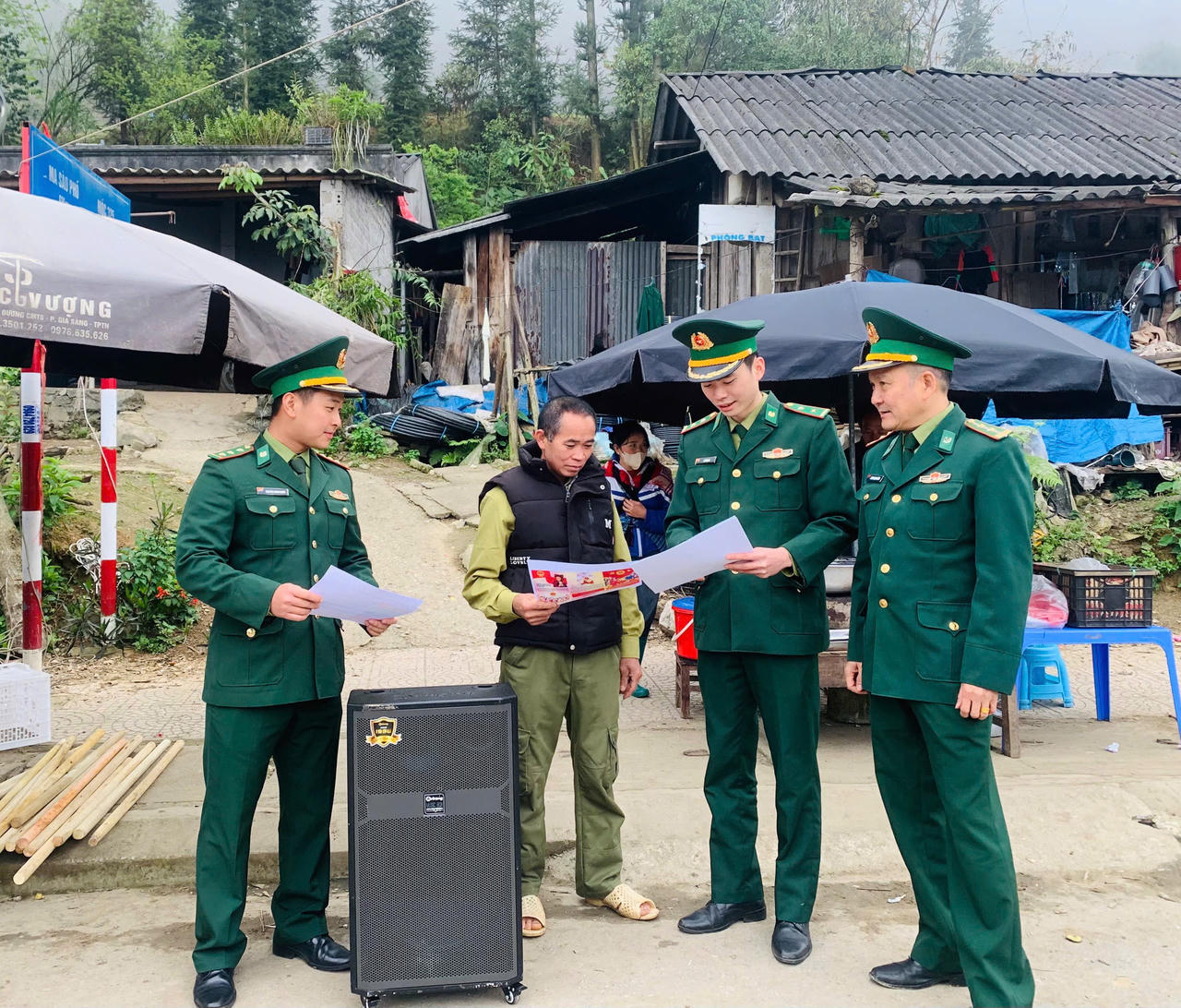 BĐBP Tuyên Quang tuyên truyền lưu động đảm bảo an ninh trật tự khu vực biên giới trước thềm bầu cử
