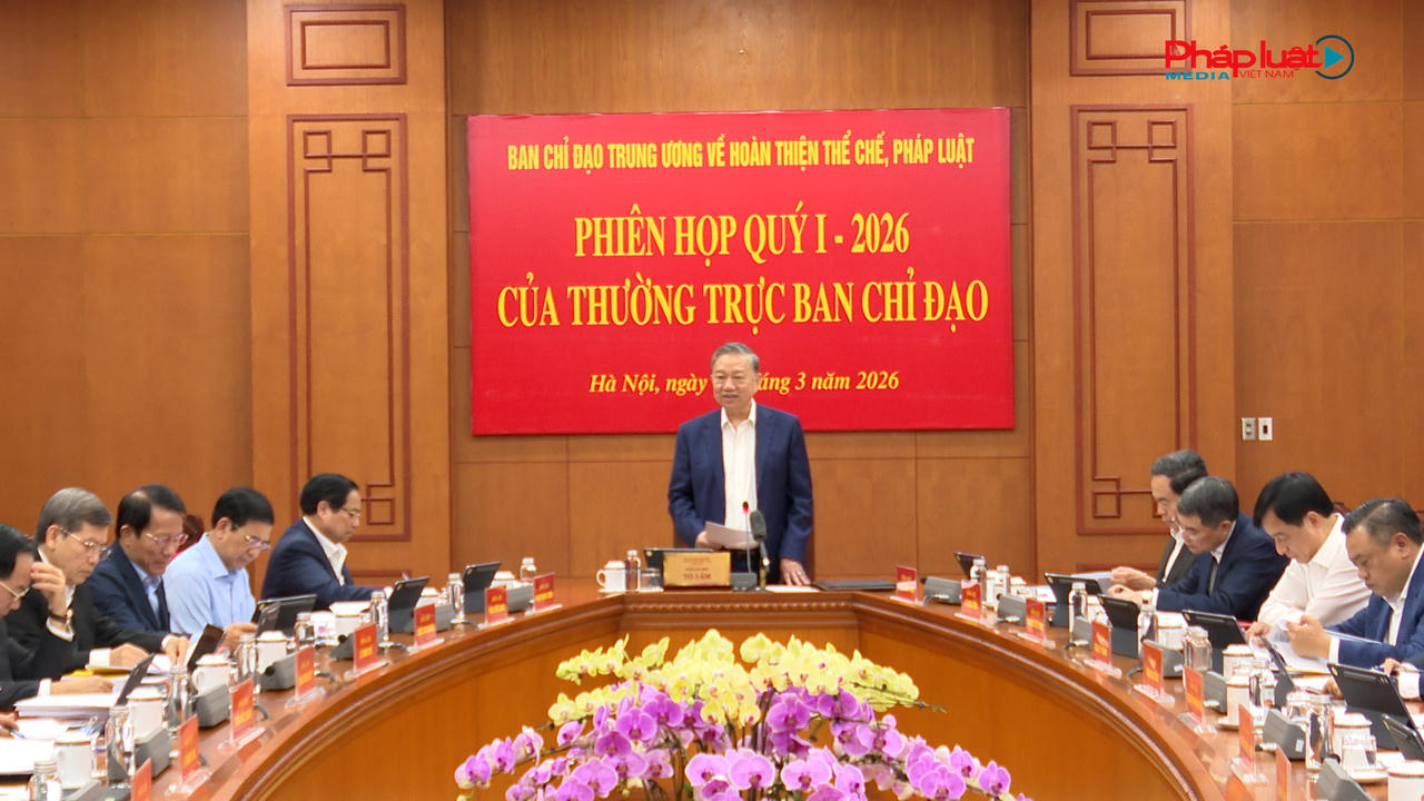 Tổng Bí thư Tô Lâm: Xây dựng “pháp luật tốt trên văn bản” sang mục tiêu cao nhất là “pháp luật tốt trong cuộc sống”