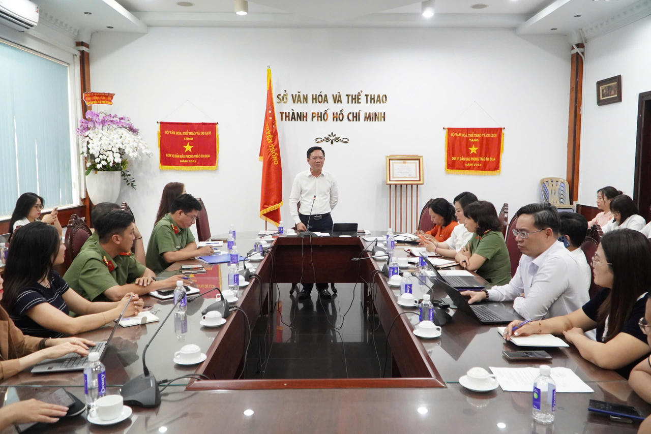 Sở VHTT tổ chức buổi họp về phối hợp tuyên truyền cuộc bầu cử đại biểu Quốc hội khóa XVI và đại biểu HĐND các cấp nhiệm kỳ 2026 - 2031 (Ảnh: hdnd.hochiminhcity.gov.vn).