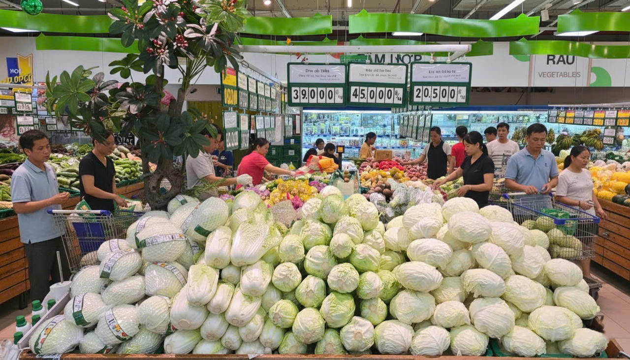 Saigon Co.op cung ứng đa dạng rau xanh tươi phục vụ bữa ăn hằng ngày