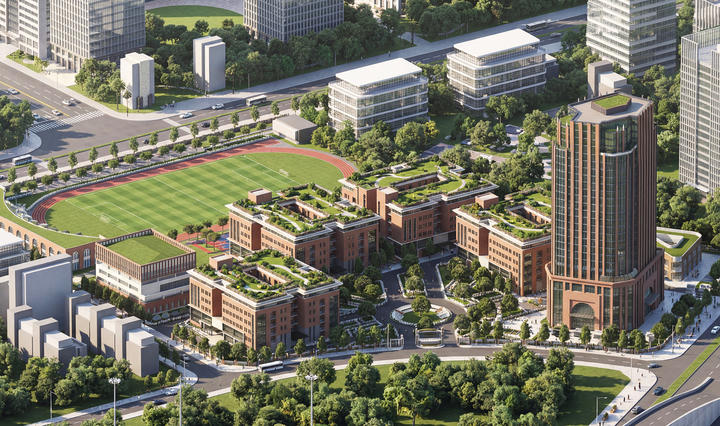 Phối cảnh Tổ hợp Giáo dục Bắc Sông Cấm tại TP Hải Phòng.