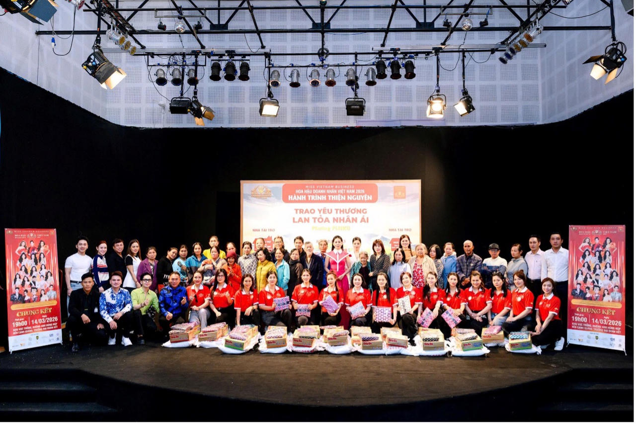 Hoa hậu Doanh nhân Việt Nam 2026 trao yêu thương, lan toả nhân ái tại Gia Lai
