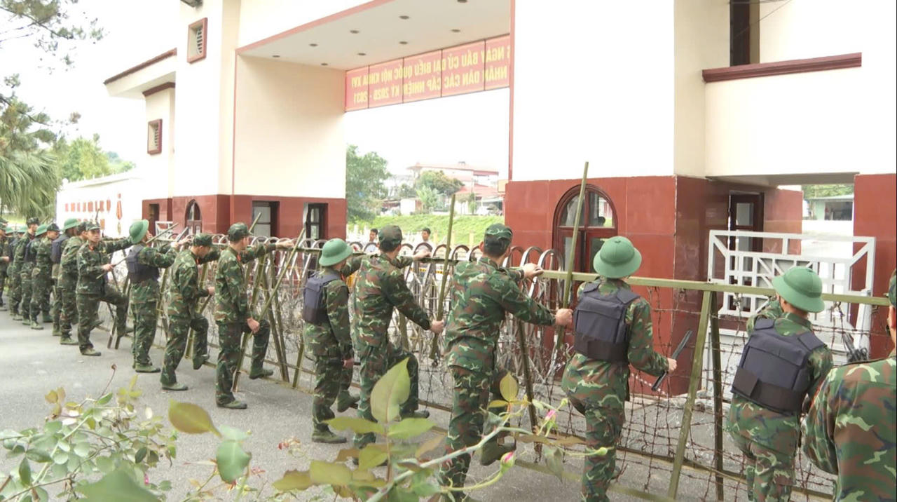 Công tác đảm bảo an ninh an toàn đã được triển khai và sẵn sàng cho ngày hội của đất nước.