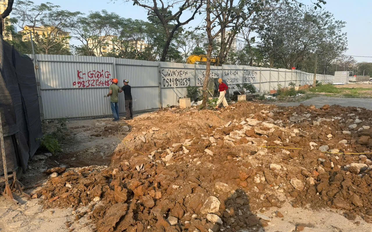 Phường Đại Mỗ (Hà Nội) quyết liệt xử lý vi phạm đất đai khu vực Đằng Xung - Dộc Khoai