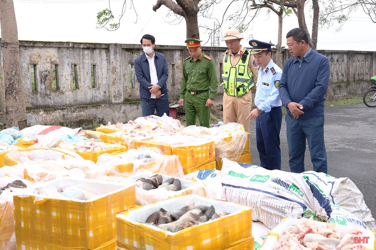 Phát hiện, tiêu hủy hơn 2,6 tấn nội tạng động vật không rõ nguồn gốc
