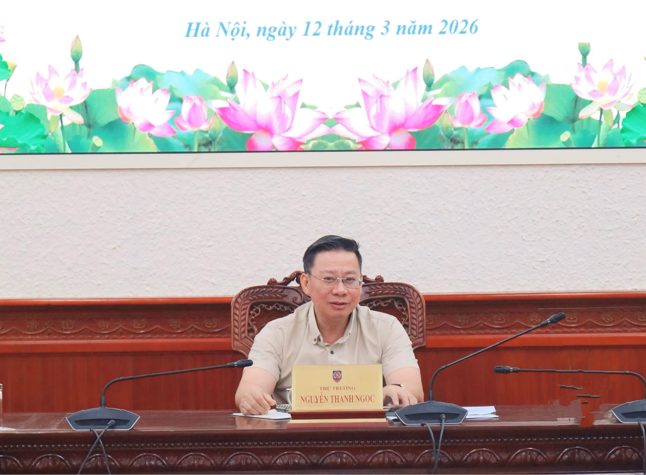 Thứ trưởng Nguyễn Thanh Ngọc phát biểu.