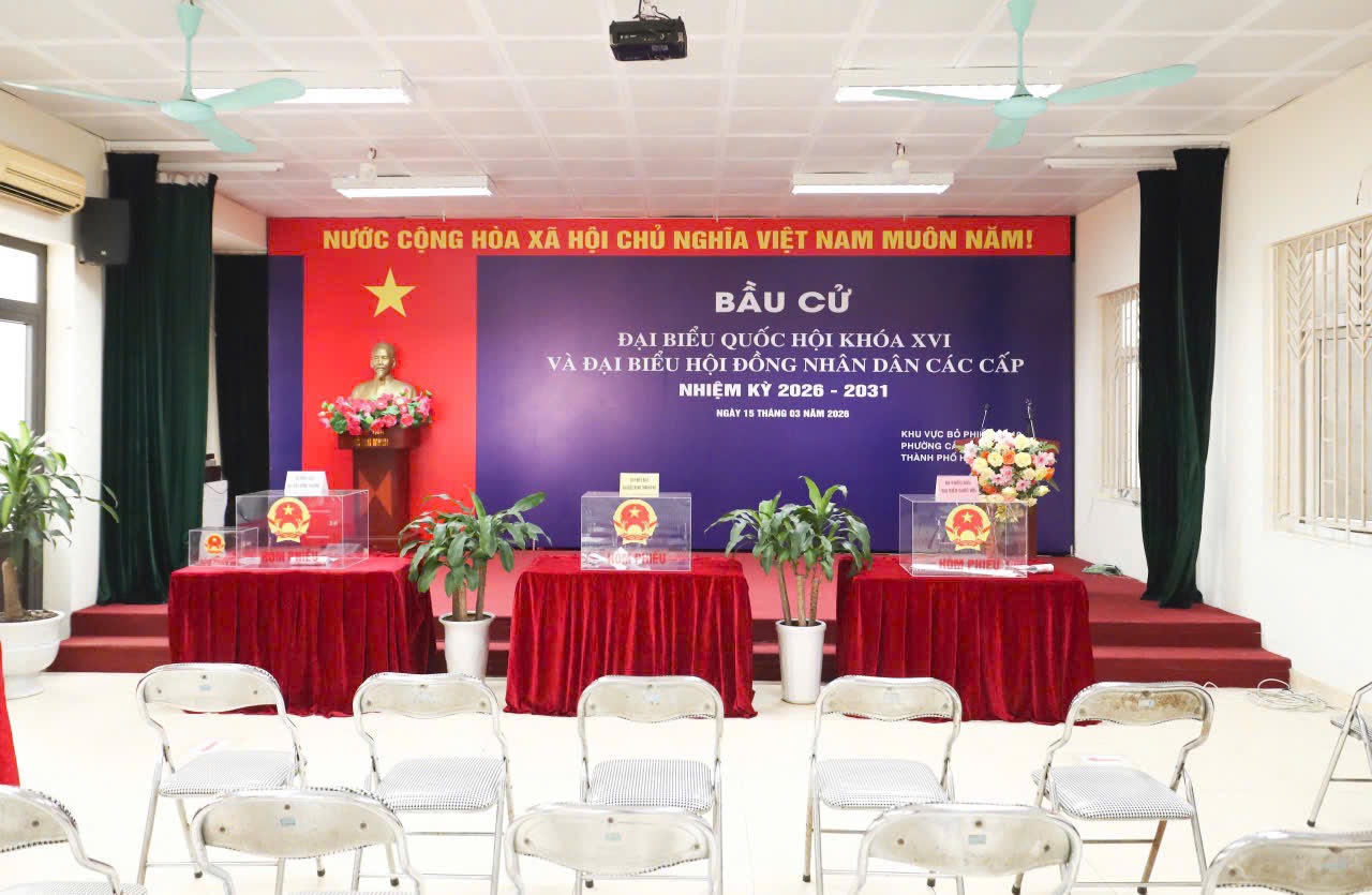 Cầu Giấy (Hà Nội) sẵn sàng cho ngày hội non sông