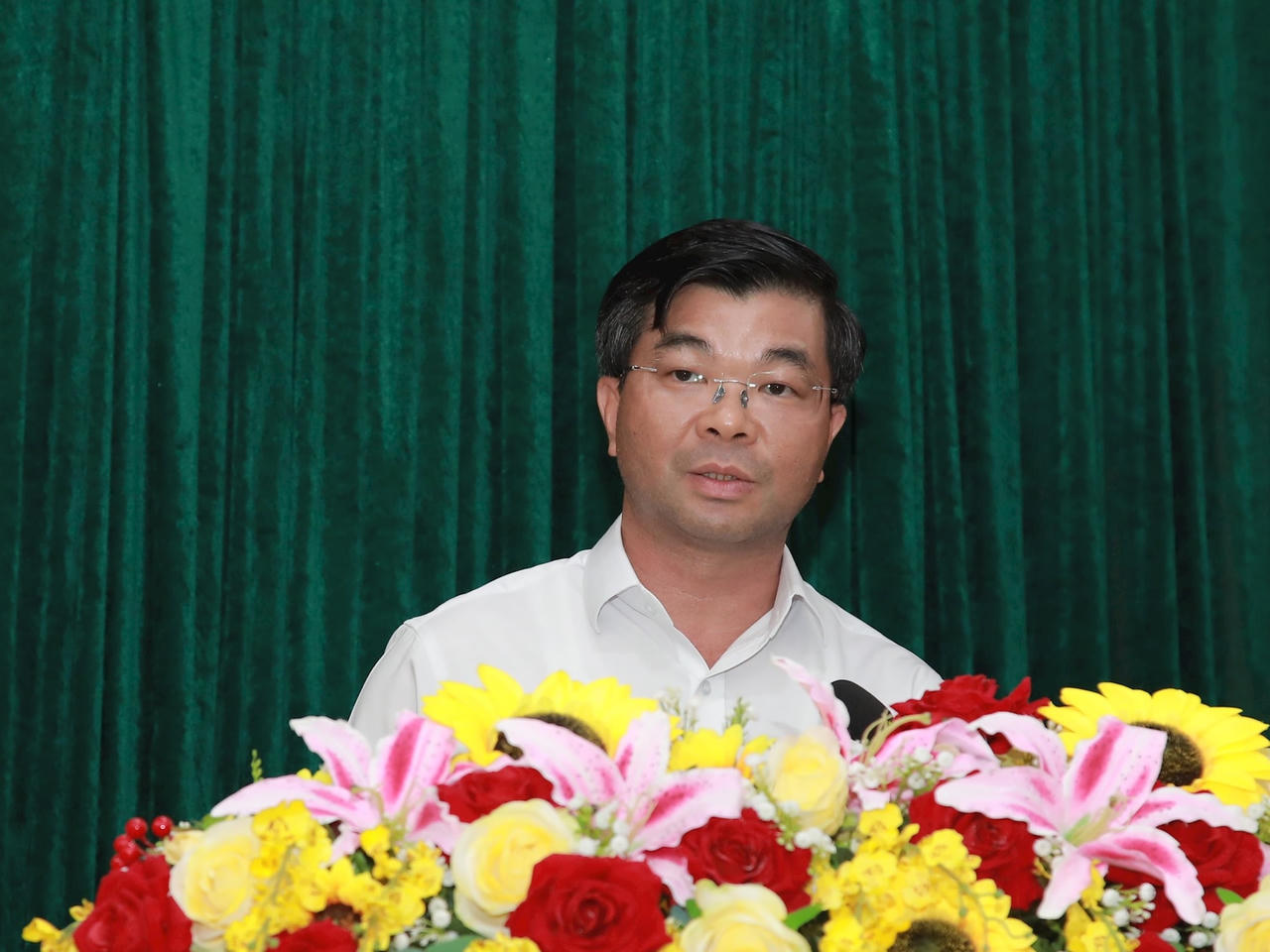 Chánh án TAND TP Đà Nẵng Nguyễn Chí Công phát biểu tại Hội nghị.