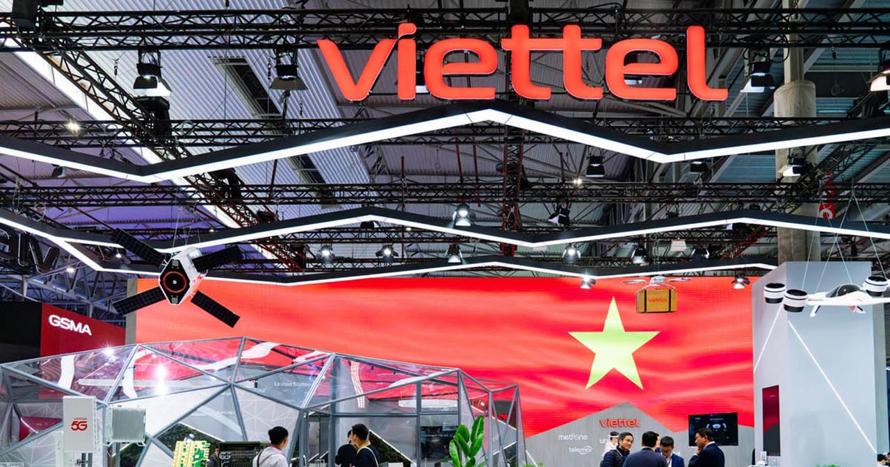 Toàn cảnh gian hàng Viettel tại MWC Barcelona 2026.