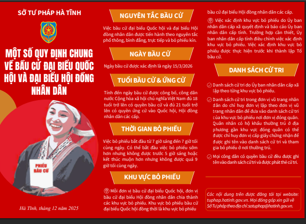 Lan tỏa pháp luật về bầu cử: Hà Tĩnh chuẩn bị cho ngày hội toàn dân từ những việc làm thiết thực