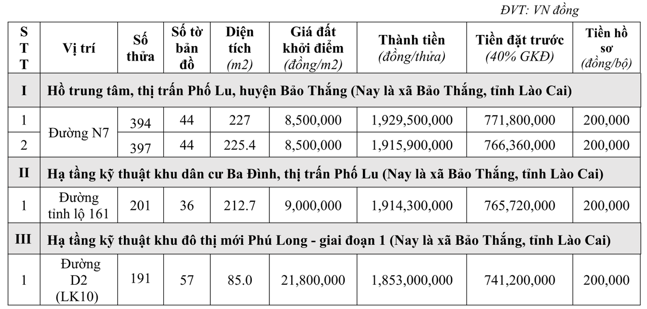 THÔNG BÁO ĐẤU GIÁ TÀI SẢN