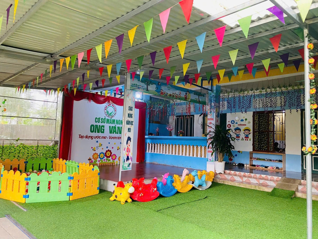 Cơ sở mầm non nơi xảy ra vụ việc.