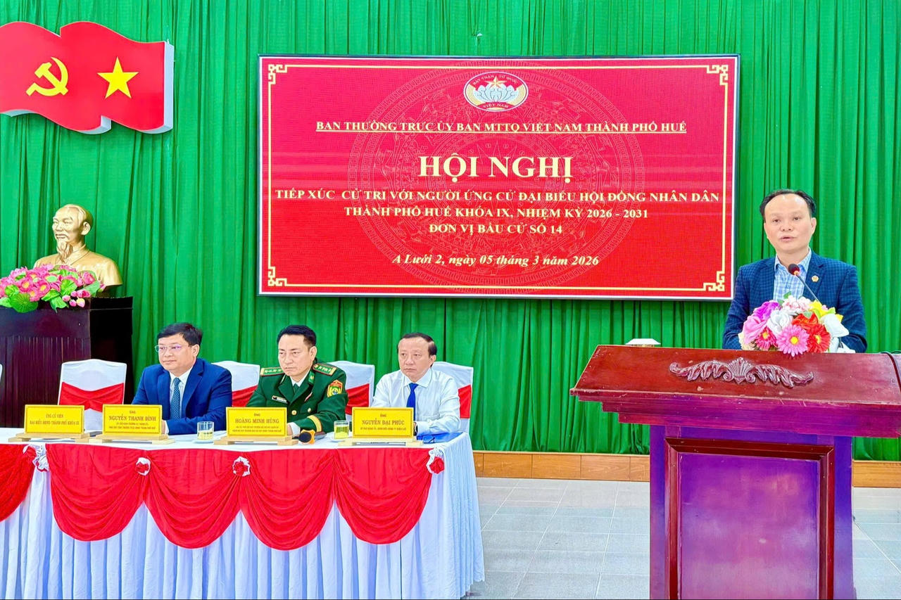 Ứng cử viên HĐND TP Huế Nguyễn Mạnh Hùng: Người con Tà Ôi mang khát vọng phát triển A Lưới