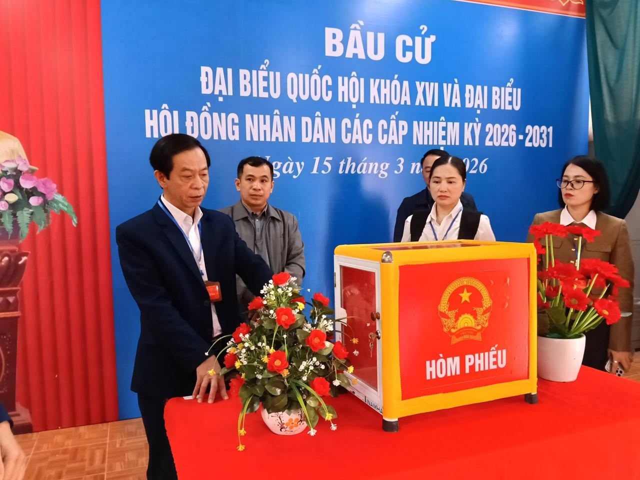 Tỉnh Thái Nguyên tổ chức diễn tập công tác bầu cử tại 92 xã, phường trên địa bàn.