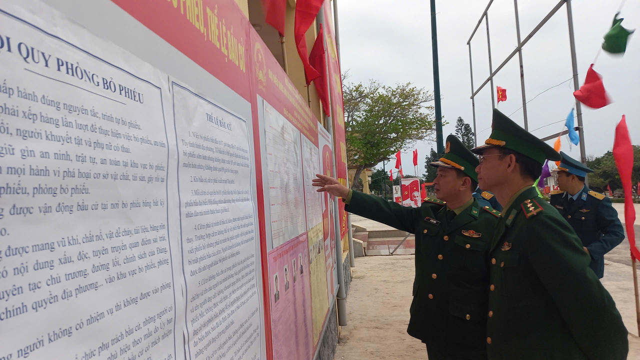 Nô nức không khí bầu cử sớm trên đảo tiền tiêu Bạch Long Vĩ