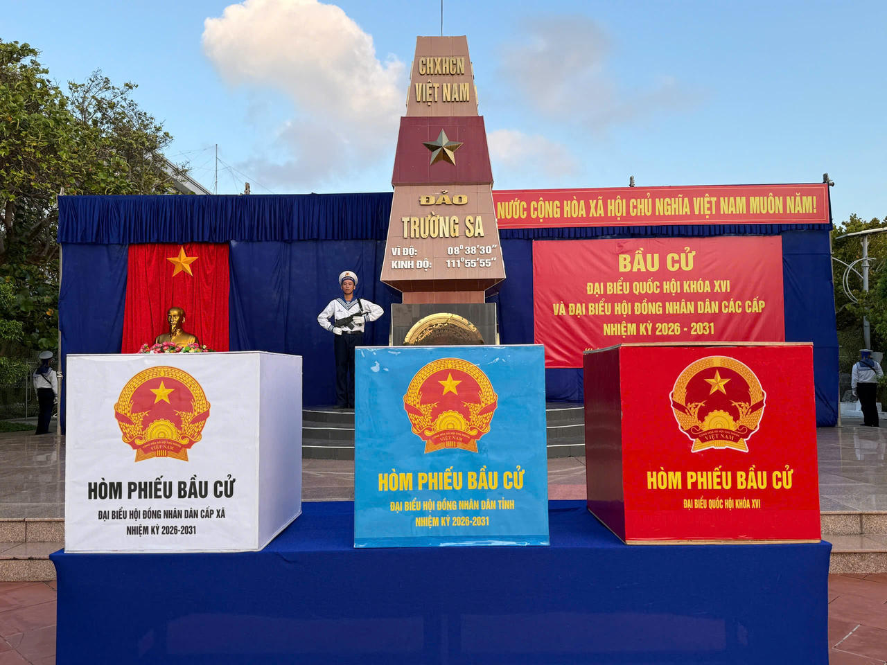 Đặc khu Trường Sa: Hoàn tất công tác chuẩn bị cho ngày bầu cử 15/3