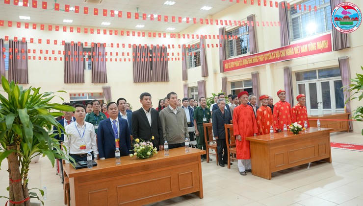 Lễ khai mạc Cuộc bầu cử đại biểu Quốc hội khóa XVI và đại biểu Hội đồng nhân dân các cấp nhiệm kỳ 2026–2031 tại xã Hưng Đạo.