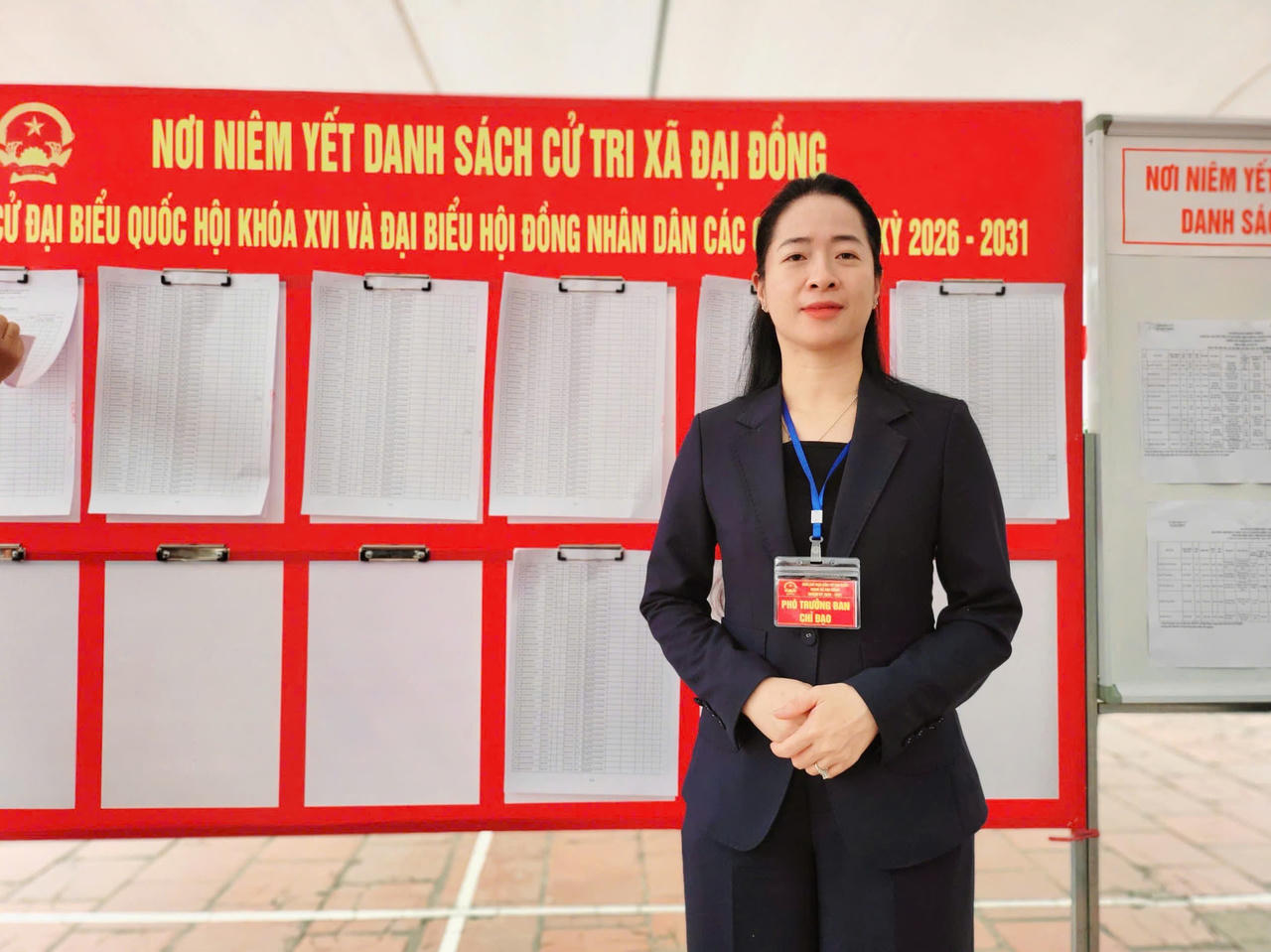 Bà Nguyễn Thị Thủy Hằng, Phó Bí thư Thường trực Đảng ủy xã Đại Đồng.