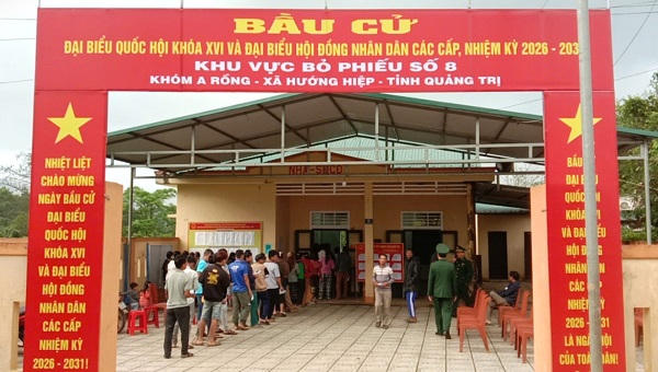 Gần 1,2 triệu cử tri Quảng Trị nô nức đi bầu cử đại biểu Quốc hội và HĐND các cấp
