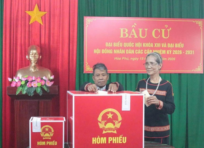 Công tác bầu cử thực hiện nghiêm túc, đúng quy định.