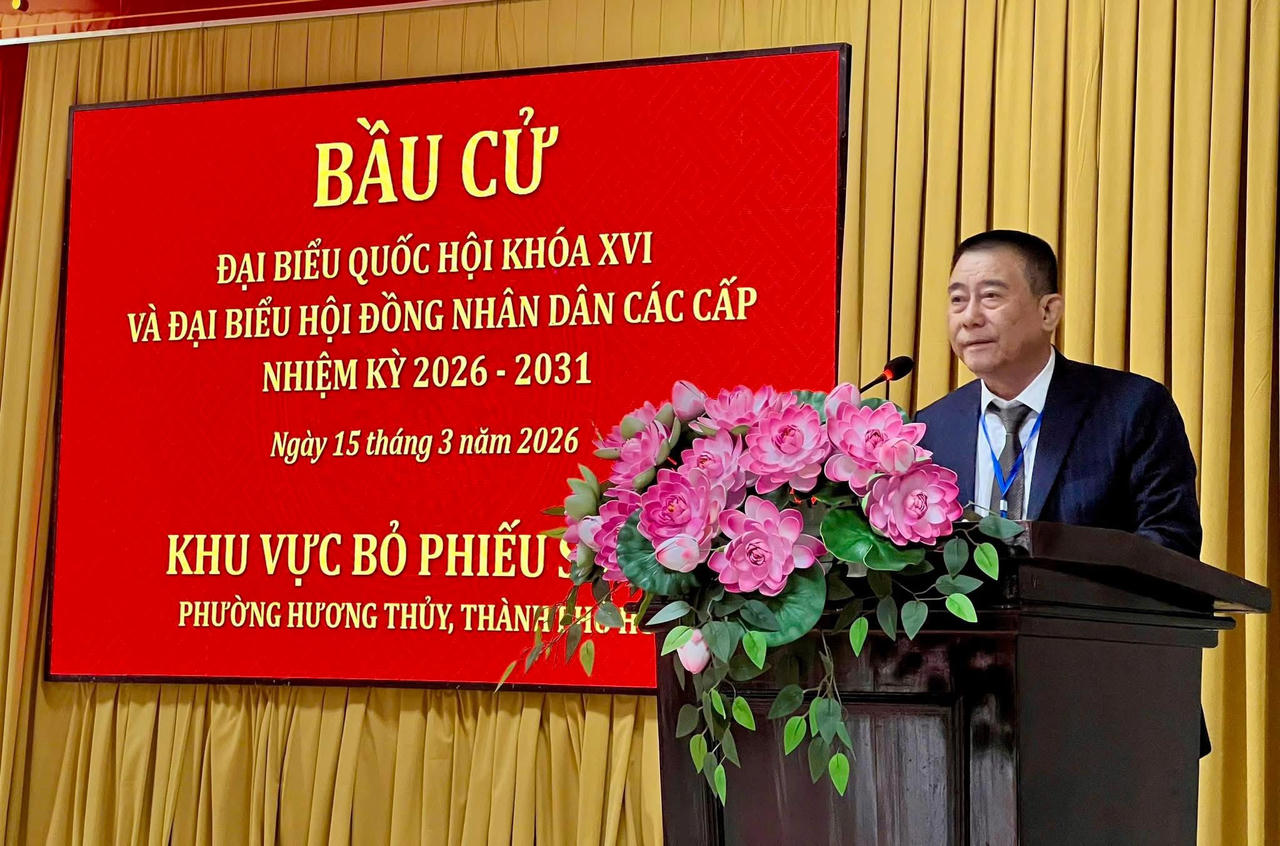 Phường Hương Thủy (TP Huế) khai mạc Ngày bầu cử đại biểu Quốc hội khóa XVI và đại biểu HĐND các cấp