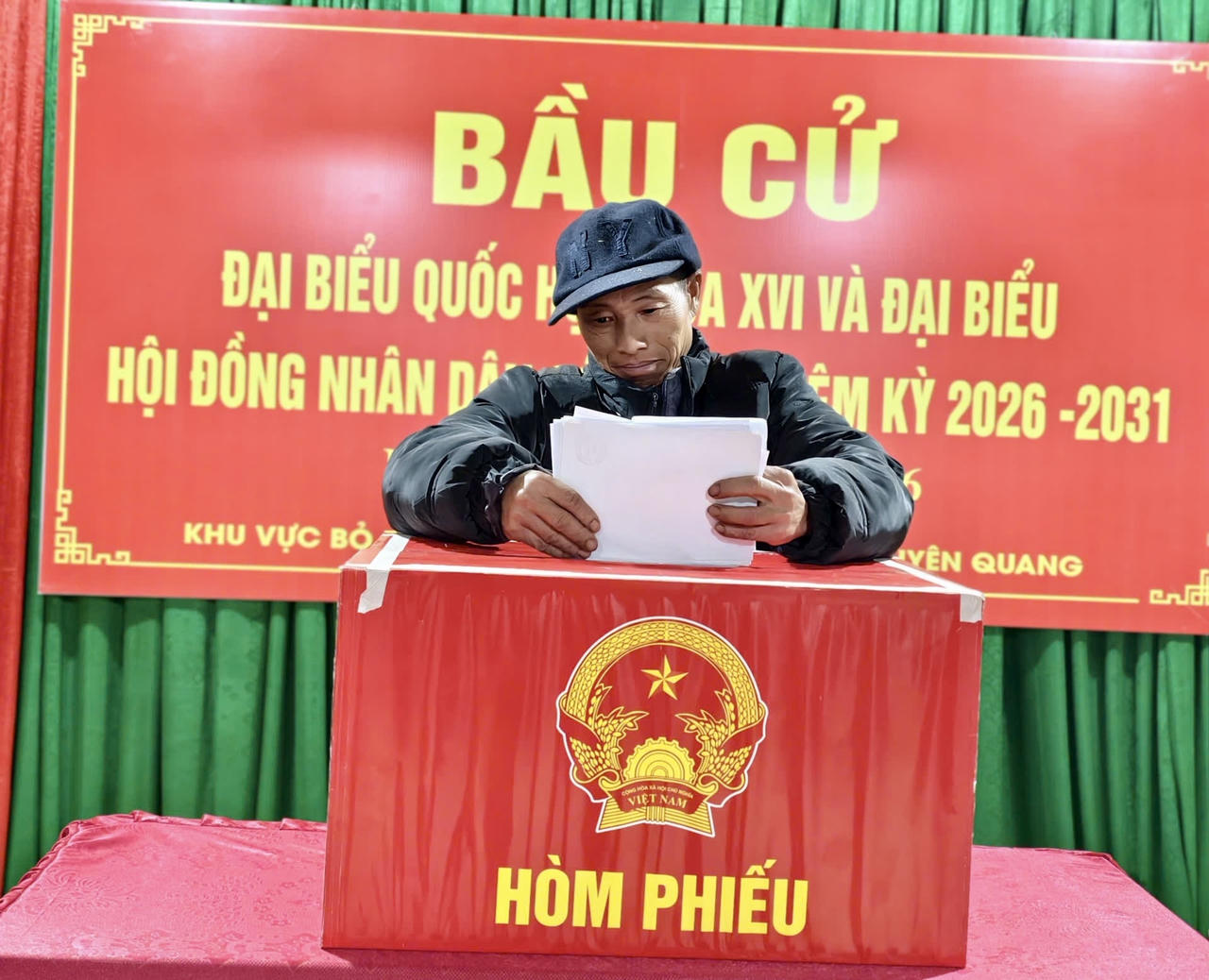 2 xã của tỉnh Tuyên Quang hoàn thành việc bỏ phiếu bầu cử