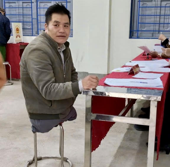 Lá phiếu của những cử tri "đặc biệt" tại Cao Bằng