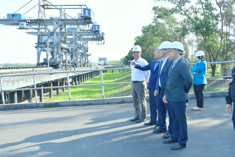 Khảo sát khu vực kho than và hệ thống tiếp nhận than của Dây chuyền 2.