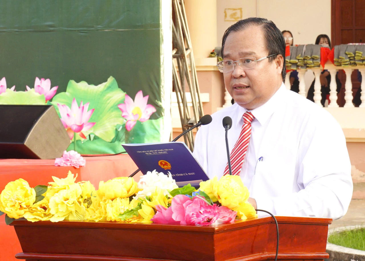 Ông Nguyễn Minh Luân - Phó Chủ tịch UBND tỉnh Cà Mau (Ảnh: Trọng Nghĩa)