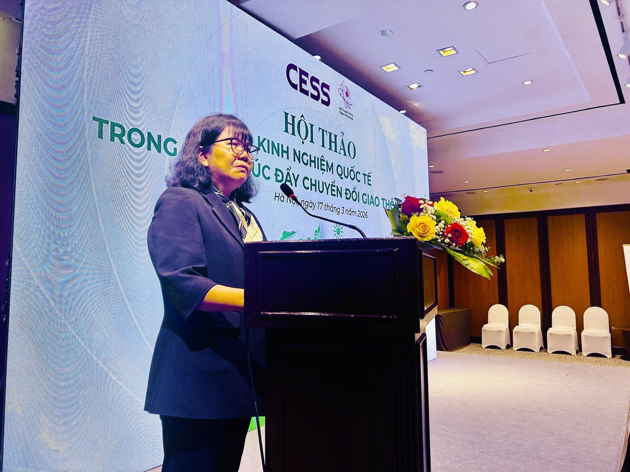 Bà Phạm Thị Thanh Hà- Chủ tịch Hội Truyền thông Hà Nội.