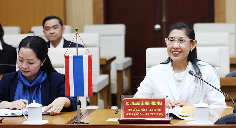 &nbsp;Bà Urawadee Sriphiromya -&nbsp;Đại sứ Vương quốc Thái Lan tại Việt Nam&nbsp;tại buổi làm việc với lãnh đạo tỉnh Phú Thọ. Ảnh: Cổng TTĐT tỉnh Phú Thọ