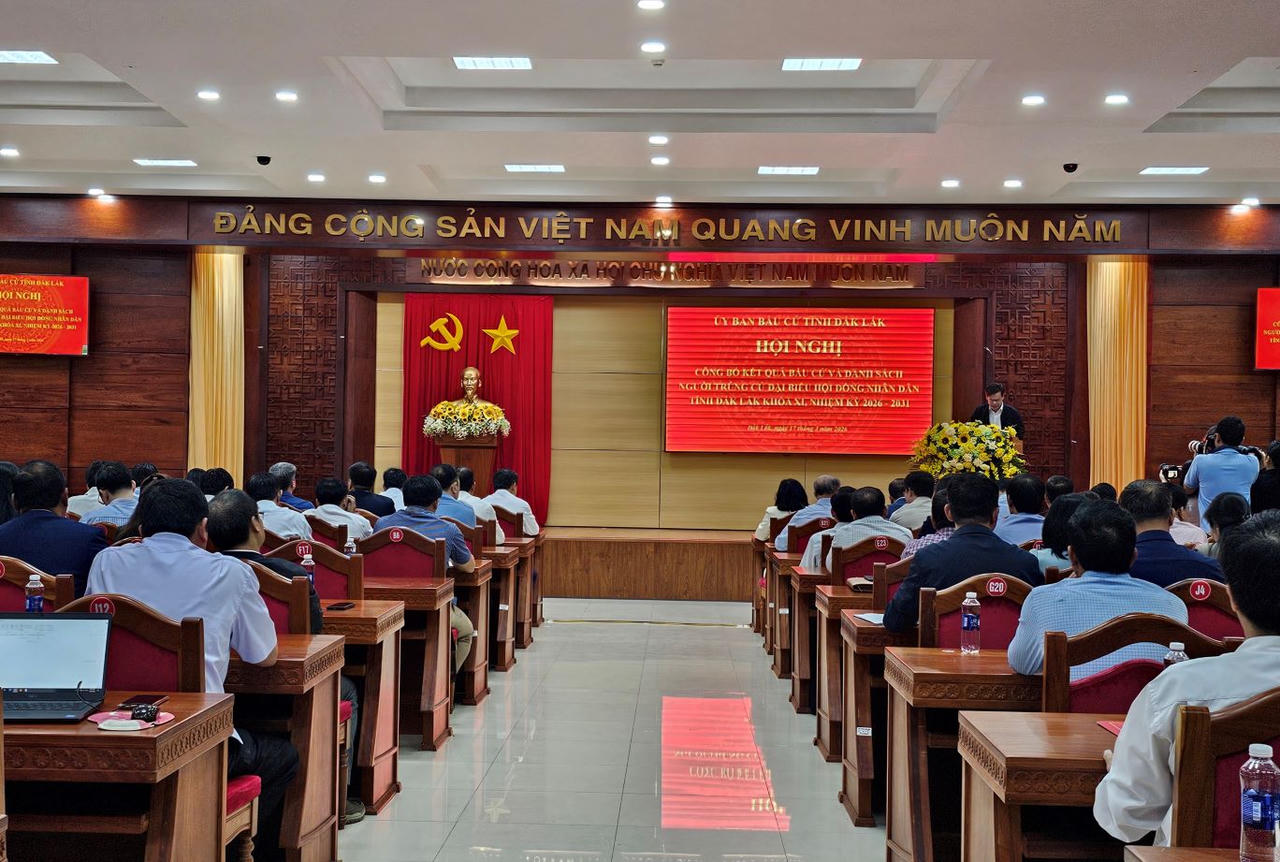 Đắk Lắk công bố danh sách trúng cử đại biểu HĐND tỉnh