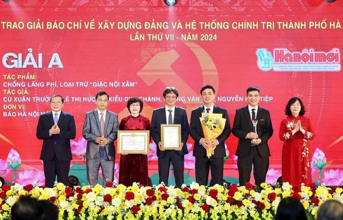 Giải Báo chí về xây dựng Đảng và hệ thống chính trị TP. Hà Nội lần thứ VIII.